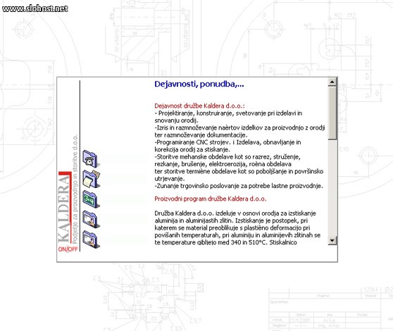 kaldera orodjarna orodje ekstruzija aluminija