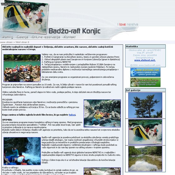 referenca badzoraft rafting po neretvi slohost