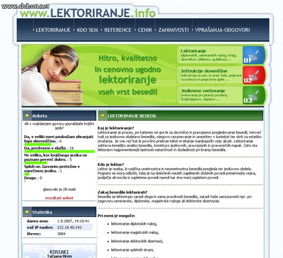 lektoriranje seminarskih in diplomskih nalog